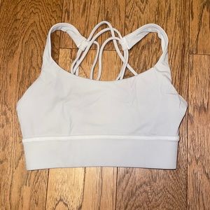 White Sports Bra